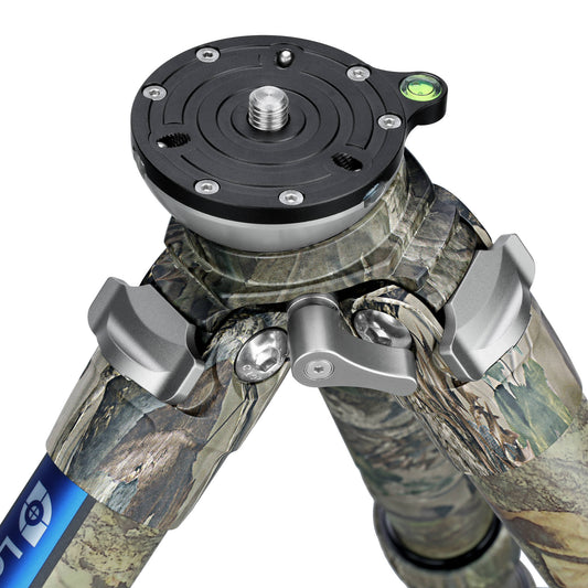 Leofoto LS-365CEX Ranger Levelling Base Series 5 Section Carbon Fibre Tripod – Camouflage