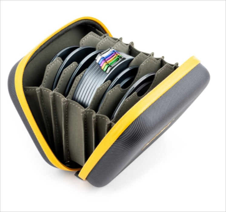 NiSi Magnetic Filter Kit in a compact case with organized slots for easy storage and transport
