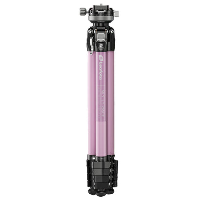 Leofoto LY-265CF-G Mr.Y Series Carbon Fibre Tripod with Inverted Ball Head – Pink