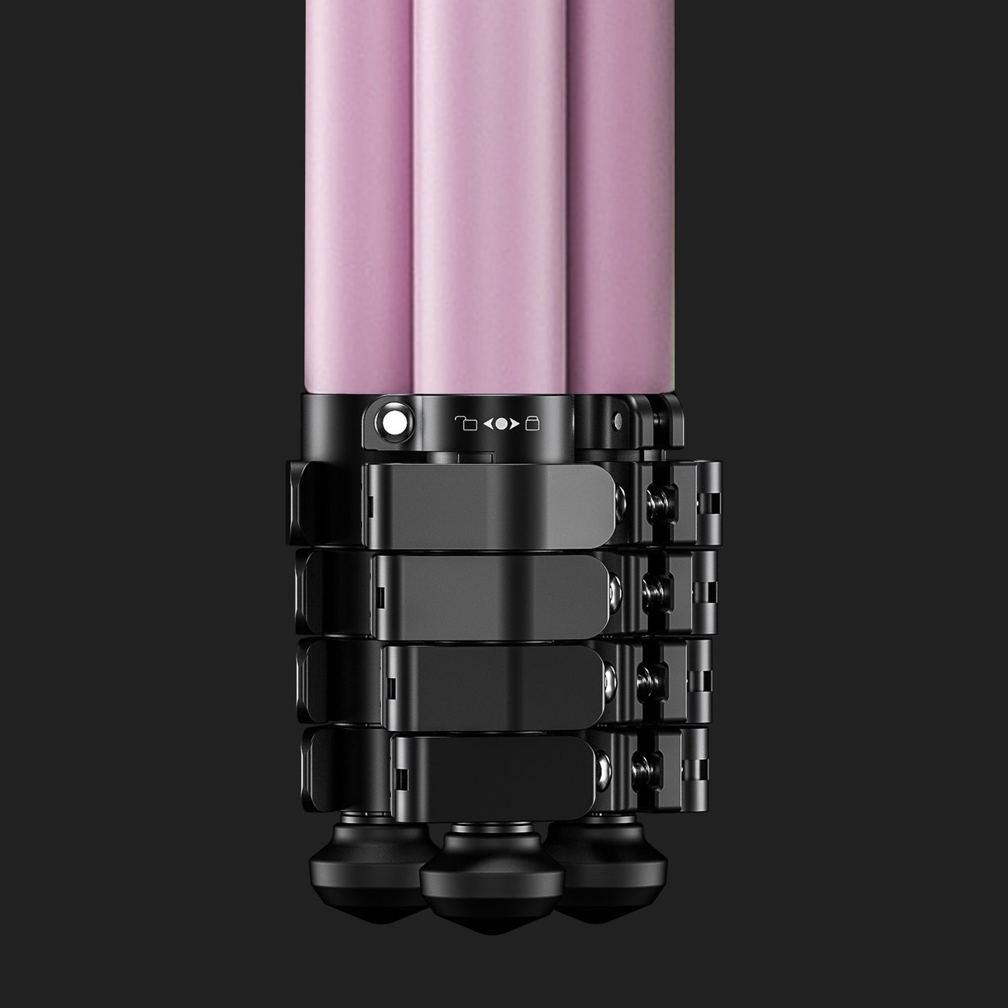 Leofoto LY-265CF-G Mr.Y Series Carbon Fibre Tripod with Inverted Ball Head – Pink