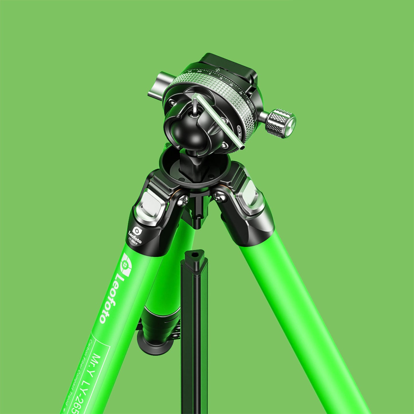 Leofoto LY-265CF-G Mr.Y Series Carbon Fibre Tripod with Inverted Ball Head – Green