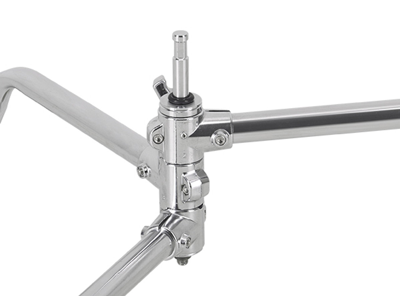 Jinbei CK-90 Portable Small Studio C Stand (1.6m tall) with 1.2m Boom Arm & Grip Head