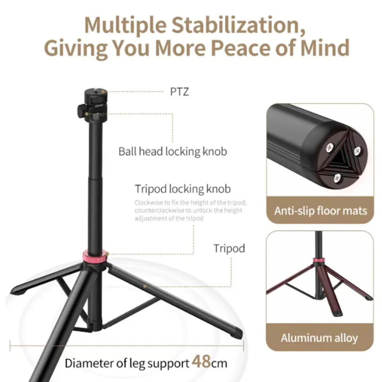 Ulanzi Portable Aluminum Light Stand (2m)