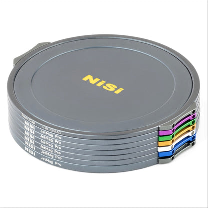 NiSi JetMag Pro Black Mist Kit 82MAG Magnetic Filter Kit (Black Mist 1/4, Black Mist 1/8, 67mm/72mm/77mm/82mm Adaptors, Two Front Caps, Back Cap, Caddy Pouch)