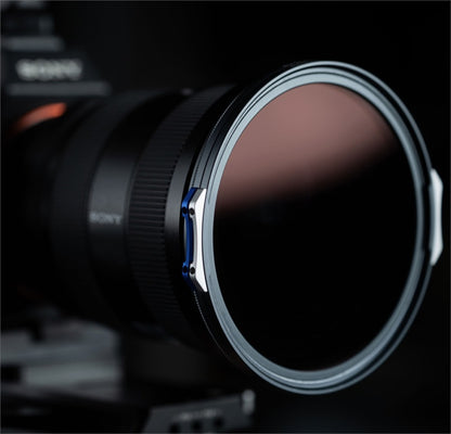 NiSi JetMag Pro Cinema Kit 82MAG Magnetic Filter Kit (FS ND 2 Stop, FS ND 3 Stop, FS ND 4 Stop, FS ND 6 Stop, TC CPL, Black Mist 1/8, 67mm/72mm/77mm/82mm Adaptors, Two Front Caps, Back Cap, Caddy Pouch)