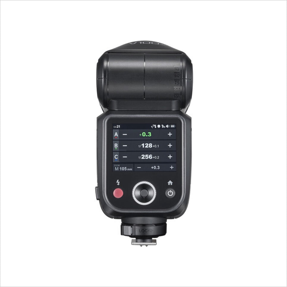 Godox V100 C 100Ws HSS TTL Li-ion Round Head Speedlight Flash
