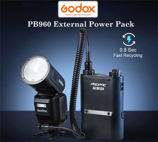 Godox Propac PB960 Power Pack for Speedlight (with Cable)