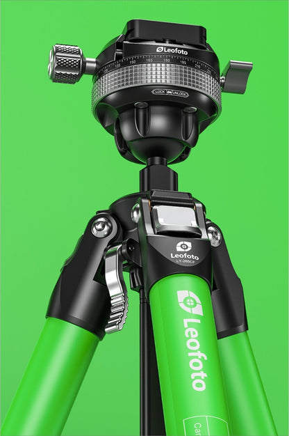 Leofoto LY-265CF-G Mr.Y Series Carbon Fibre Tripod with Inverted Ball Head – Green
