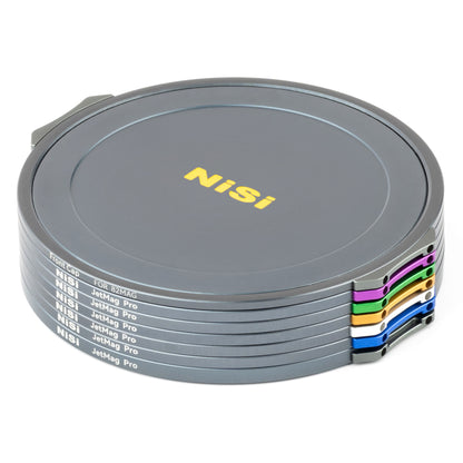 NiSi JetMag Pro Capture Kit 82MAG Magnetic Filter Kit (NC UV, TC CPL, 67mm/72mm/77mm/82mm Adaptors, Two Front Caps, Back Cap, Caddy Pouch)