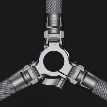Leofoto LG-284C Silver 4 Section Water Resistant Carbon Fibre Tripod with LH-36R Ball Head