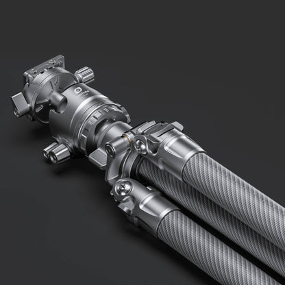 Leofoto LG-284C Silver 4 Section Water Resistant Carbon Fibre Tripod with LH-36R Ball Head