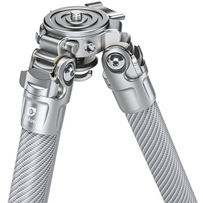 Leofoto LG-284C Silver 4 Section Water Resistant Carbon Fibre Tripod with LH-36R Ball Head