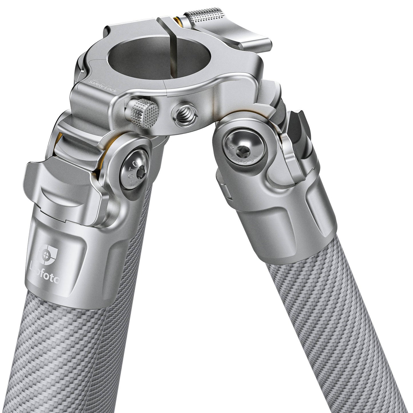 Leofoto LG-284C Silver 4 Section Water Resistant Carbon Fibre Tripod with LH-36R Ball Head