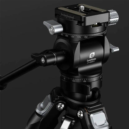 Leofoto LY-265CV Mr.Y Series Carbon Fibre Tripod with Inverted Ball Head + Video Head