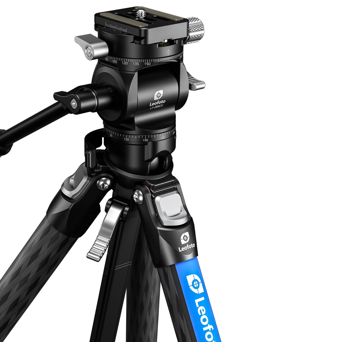 Leofoto LY-265CV Mr.Y Series Carbon Fibre Tripod with Inverted Ball Head + Video Head