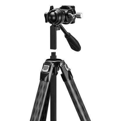 Leofoto LY-265CV Mr.Y Series Carbon Fibre Tripod with Inverted Ball Head + Video Head