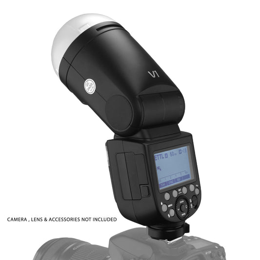 Godox V1 (C/N/S/F/O) TTL HSS Li-ion Round Head Speedlight Flash