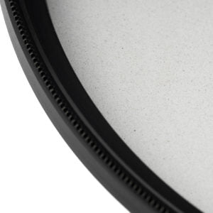 NiSi Black Mist Filter with a smooth textured surface for enhancing photography effects