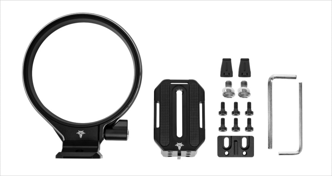 Camera Rotation Collar from Silence Corner Atoll with mounting hardware for secure installation