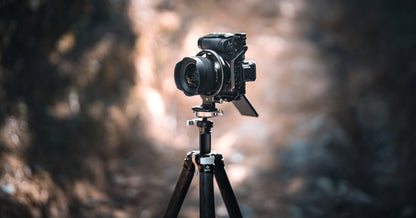 Camera Rotation Collar by Silence Corner Atoll mounted on a tripod for smooth camera movement