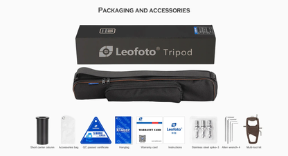 Leofoto LX-254CT Urban Series 4 Section Carbon Fibre Tripod with XB-32 Ball Head