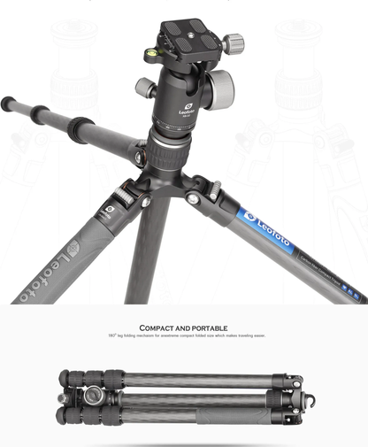 Leofoto LX-254CT Urban Series 4 Section Carbon Fibre Tripod with XB-32 Ball Head