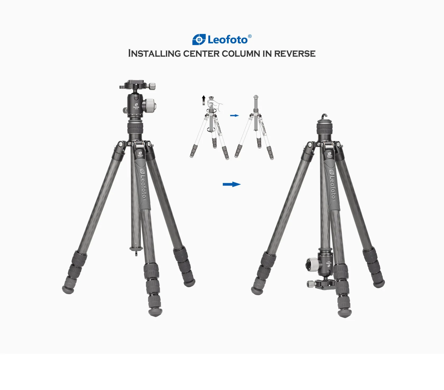 Leofoto LX-254CT Urban Series 4 Section Carbon Fibre Tripod with XB-32 Ball Head
