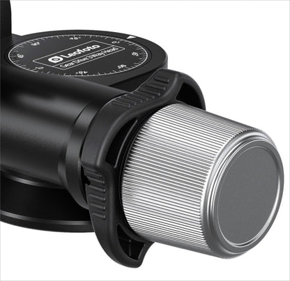 Leofoto 3-way geared tripod head designed for precise adjustments in photography