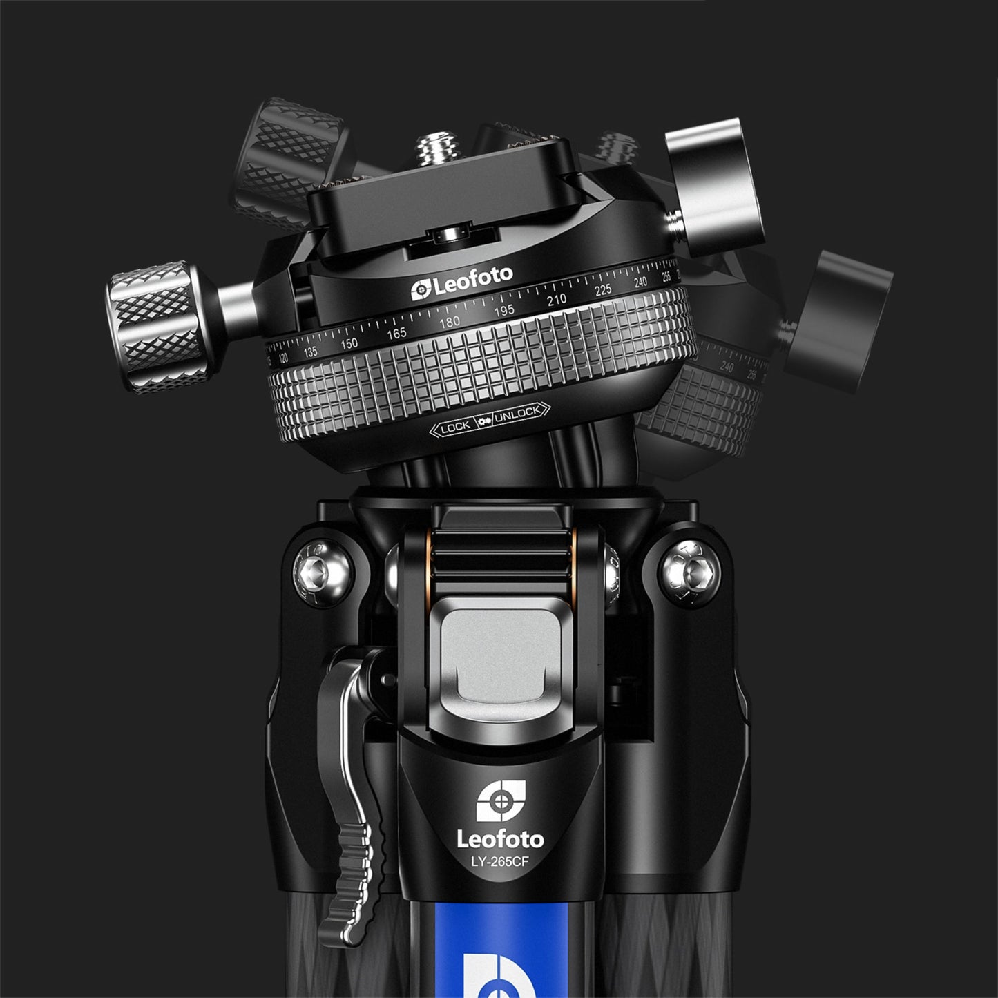 Leofoto lightweight carbon fibre tripod for travel photography with a durable ball head and quick-release plate