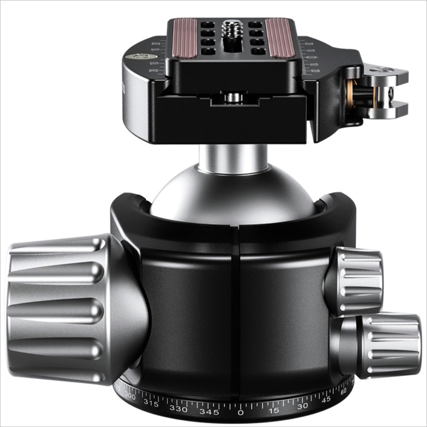 Leofoto Professional Tripod Head with Durable Build and Smooth Panning for Photographers