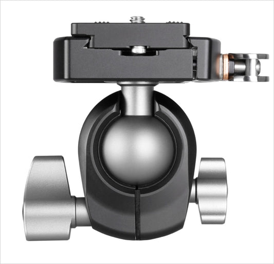 Leofoto Tripod Head featuring a compact design with smooth ball joint for precise camera positioning