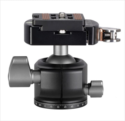 Leofoto Tripod Head with Quick Release Plate and Precision Controls for Photographers