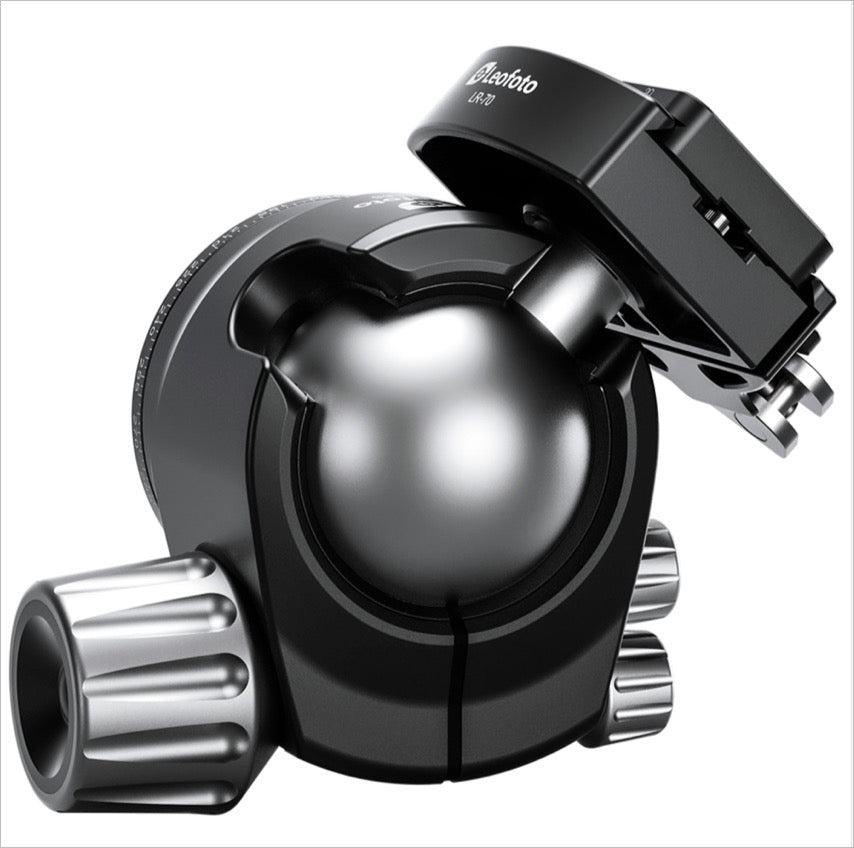 Leofoto Tripod Head featuring a smooth ball joint and robust build for stable photography support