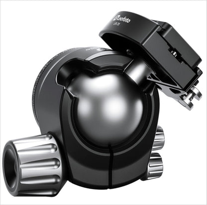 Leofoto Tripod Head featuring a smooth ball joint and robust build for stable photography support