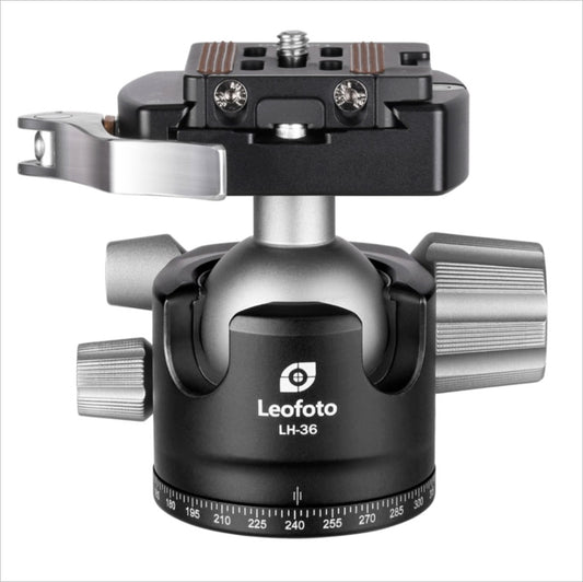 Leofoto LH-36 Tripod Head with Smooth Panning and Precision Control for Photographers