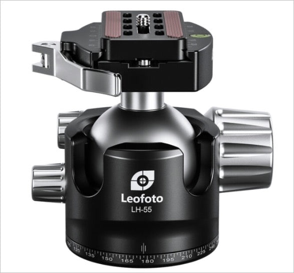 Leofoto LH-55 Tripod Head with Adjustable Tension Control for Photographers