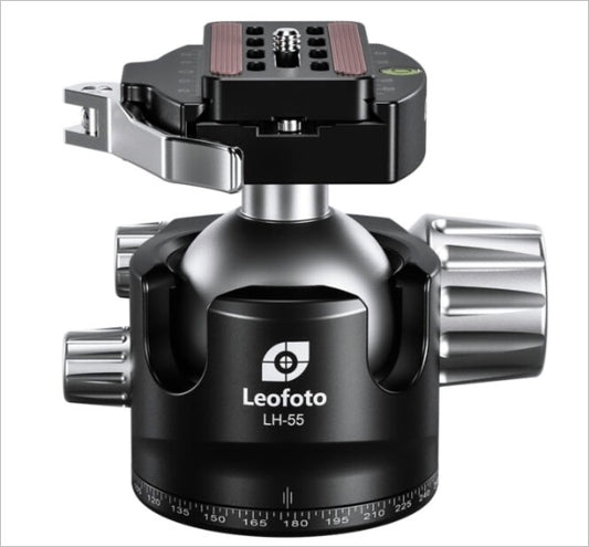 Leofoto LH-55 Tripod Head with Adjustable Tension Control for Photographers