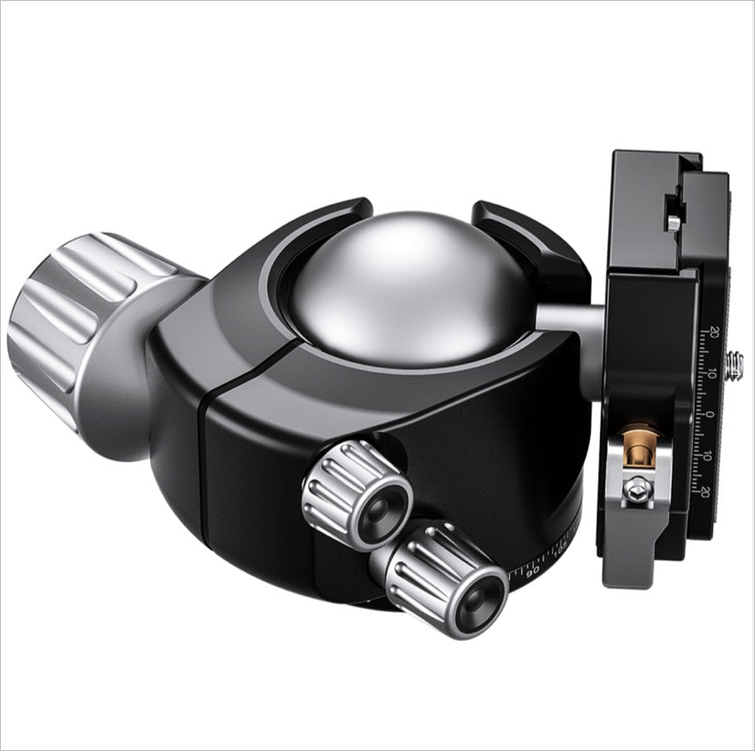 Leofoto Tripod Head with Precision Controls for Smooth Camera Movements and Stability