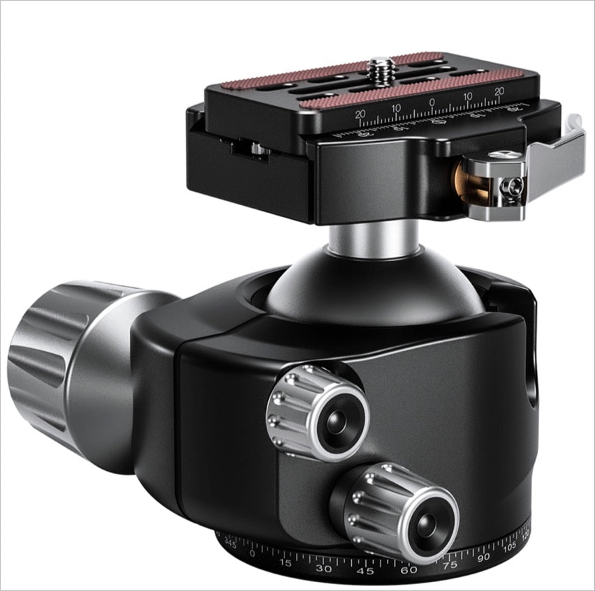 Leofoto Tripod Head with Adjustable Controls for Smooth Camera Movements and Stability