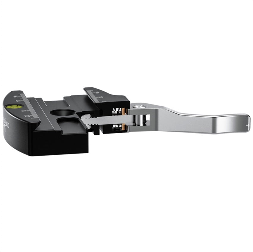 Leofoto Tripod Head base with quick-release plate and adjustable locking mechanism for photographers
