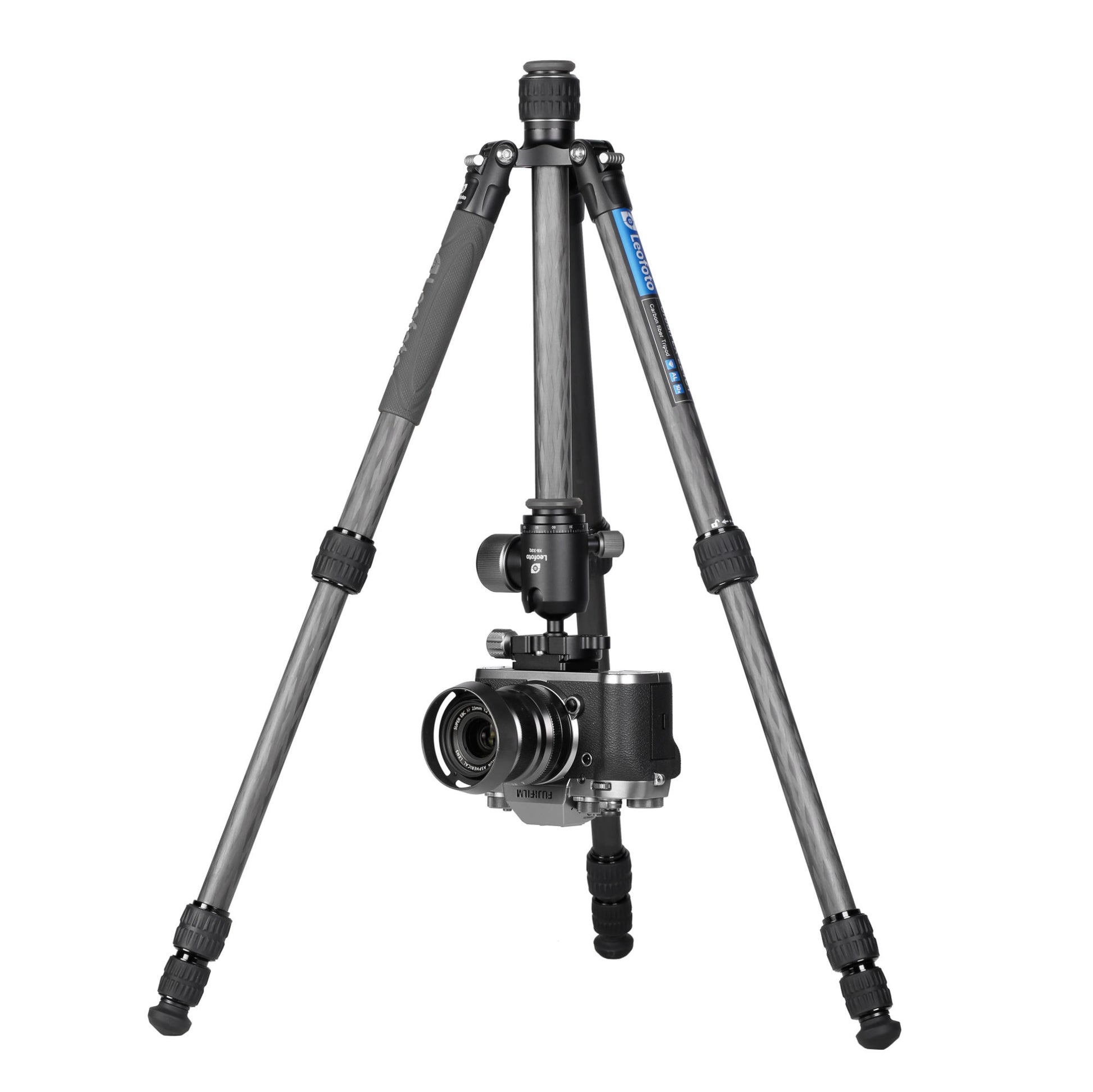 Leofoto tripod with ball head showcasing a sturdy design for photographers and videographers