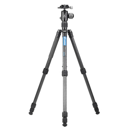 Leofoto tripod with ball head in sturdy carbon fiber construction for stable photography support