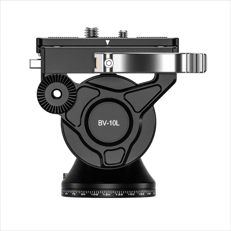 Leofoto BV-10L Video Fluid Head for Tripods with Adjustable Controls and Durable Design
