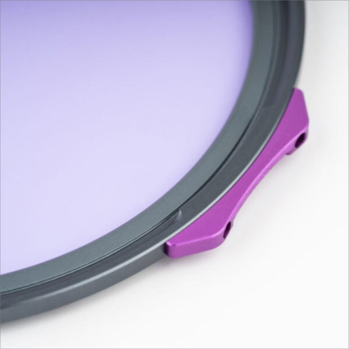 NiSi Natural Night Magnetic Filter with a sleek purple edge for stunning night photography