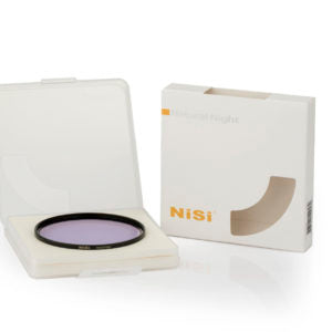NiSi Natural Night Filter in protective case for enhanced astrophotography and low-light shooting