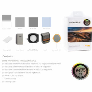 NiSi Square Filter Kit Advanced Set with ND Filters and Accessories for Photographers