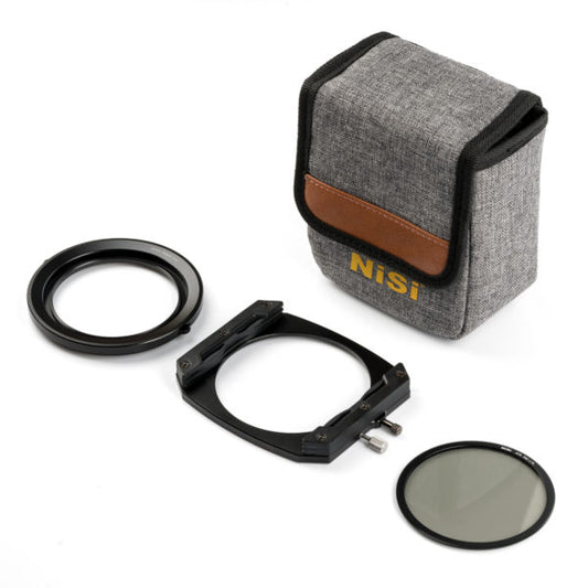NiSi Square Filter Kit with Filter Holder, filter, and carrying case for photographers