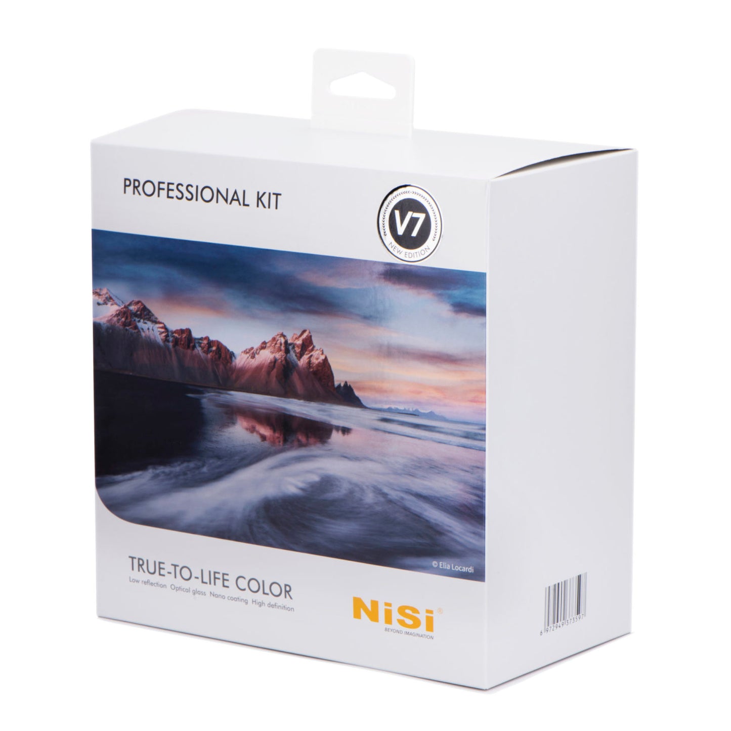 NiSi Square Filter Professional Kit packaging showcasing true-to-life color photography features