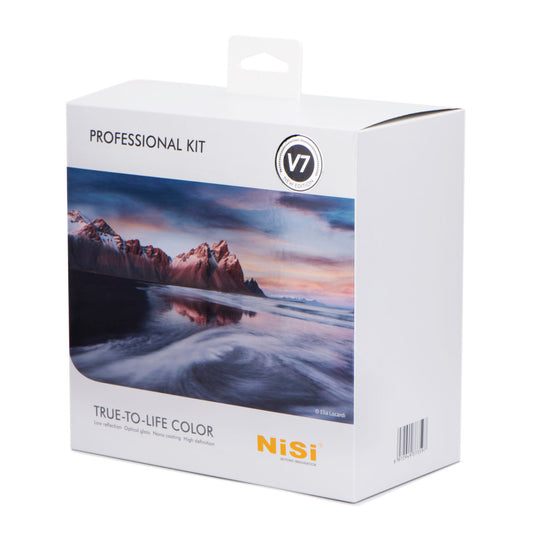 NiSi Square Filter Professional Kit packaging showcasing true-to-life color photography features