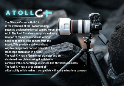 Silence Corner Atoll Camera Rotation Collar for easy lens adjustment and camera stability